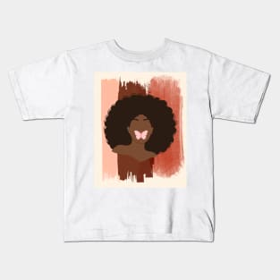 Butterfly Girl Kids T-Shirt